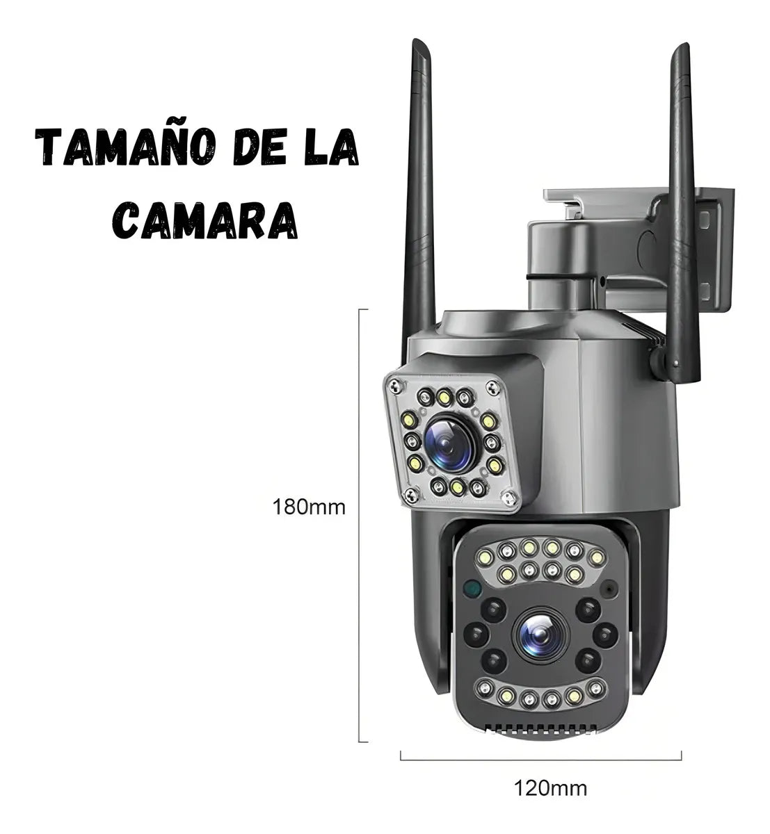 Cámara Seguridad 8MP Dual Lens